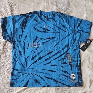 Nike 3XL Tie-Dye USA Basketball Tee - PIT 31" ; LENGTH 34"